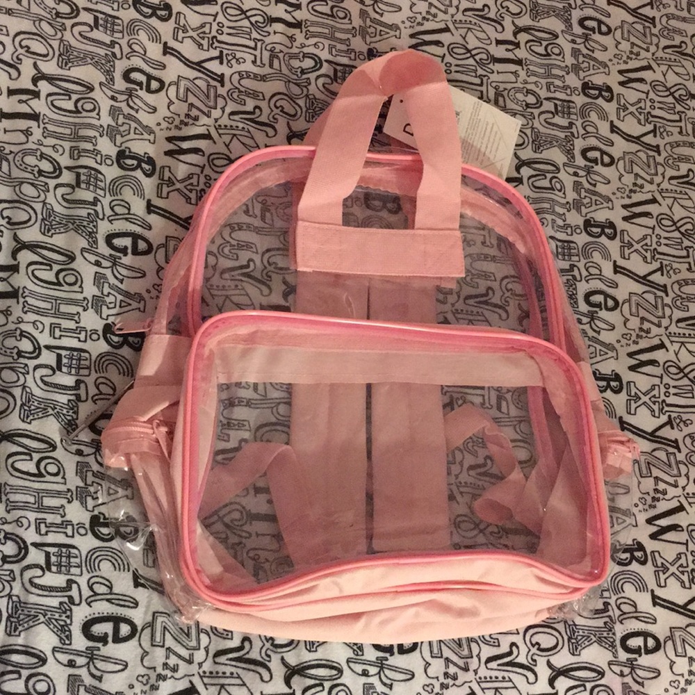 Clear backpack NWT